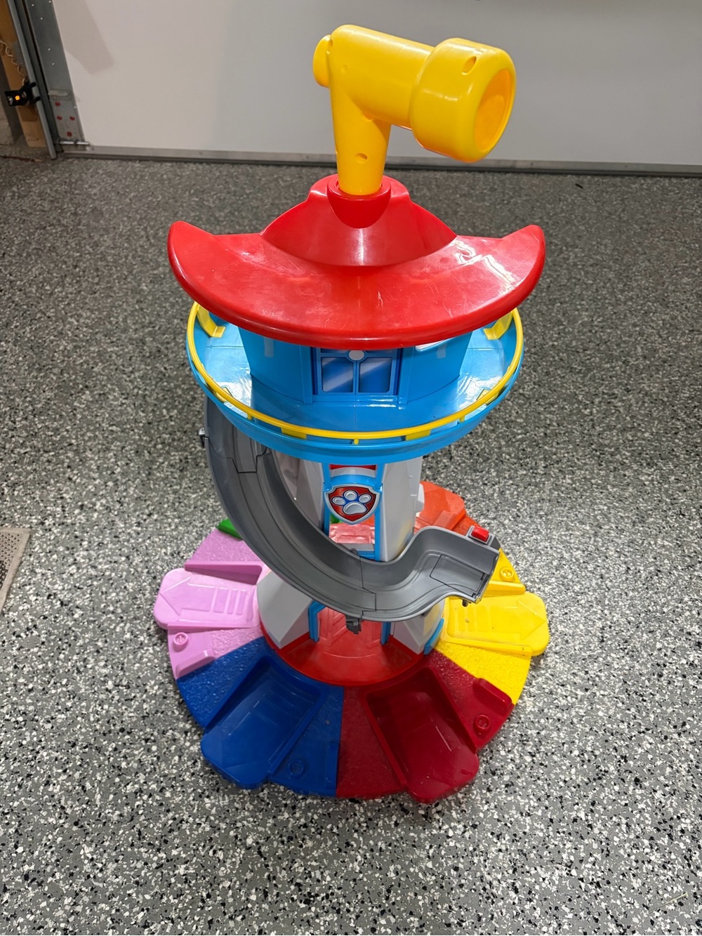 Vintage PAW Patrol My Size Lookout Tower Playset - 3ft Tall RETIRED Original Htf